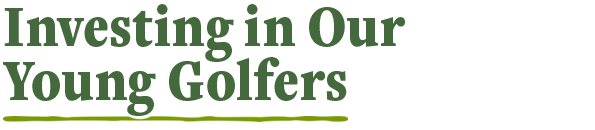 Investing in our Young Golfers Header-1